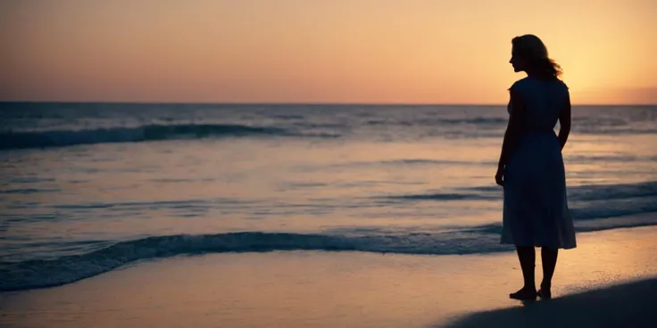 cinematic film still of <lora:Kodak Motion Picture Film Style:1> HDR
<lora:cinematic vintage film:1> cinematic vintage film style
An Oscar winning movie for Best Cinematography a Silhouette woman standing on a beach next to the ocean at sunset Kodak Motion Picture Film Style, shallow depth of field, vignette, highly detailed, high budget, bokeh, cinemascope, moody, epic, gorgeous, film grain, grainy
