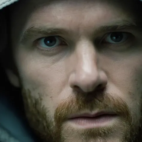cinematic film still of <lora:Kodak Motion Picture Film Style3:1> Cinematic, Grainy:1, Detailed, Sharp Image, of
closeup shot in 2000's An Oscar winning movie for Best Cinematography Michael Fassbender a man in a hoodie stares into the camera with perfect moon light window on Kodak Motion Picture Film Style, shallow depth of field, vignette, highly detailed, high budget, bokeh, cinemascope, moody, epic, gorgeous, film grain, grainy