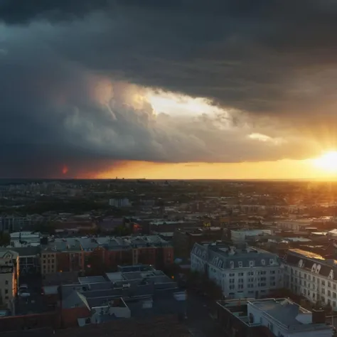 (best quality,4k,highres,masterpiece:1.2),ultra-detailed,(realistic,photorealistic,photo-realistic:1.37),dark and moody lighting,Batman and Superman,working together,superheroic determination and unity,extremely detailed costumes,city skyline in the background,gloomy and sinister atmosphere,the Bat-Signal shining brightly,ominous full moon,spooky Halloween decorations,creepy and eerie shadows,Supernatural creatures lurking in the shadows,expressive and intense facial expressions,Gotham City engulfed in an otherworldly aura,blood-red colored sky,Haunting and suspenseful music,action-packed scene,high-contrast visuals,Dynamic and powerful poses,gesture of trust and camaraderie,dramatic smoke effects,glowing eyes and symbols,dynamic camera angles,ominous clouds swirling above the city,crumbling buildings,exploding debris,awesome display of superpowers,fallen leaves scattered on the ground,dead trees and withered vegetation,abandoned and dilapidated buildings,ruins of Arkham Asylum,bats and ravens swarming in the air.