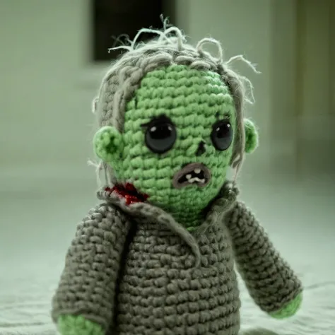 Zombie,
Decrepit insane asylum,
movie scene  in amigurumi style, extremely fuzzy yarn, 
HD, 8k, highly detailed, perfect composition, depth of field, cinematic lighting, volumetric lighting, color graded, 
 <lora:Amigurumi_Style_XL_LyCoris_v1.5.2-000024:1>