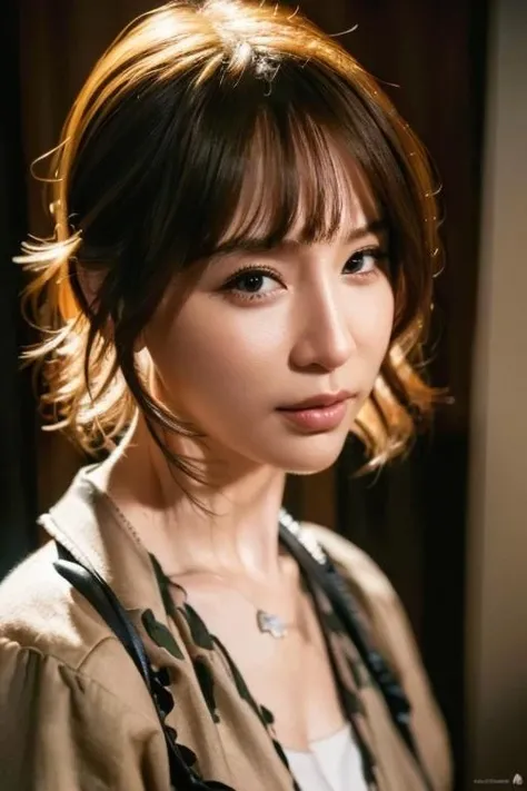 (masterpiece、beste-Qualit、The ultra-detailliert、8K、The ultra-Highres)、(Detailed beautiful face and eyes)、Womam、40 yearsoid mature female