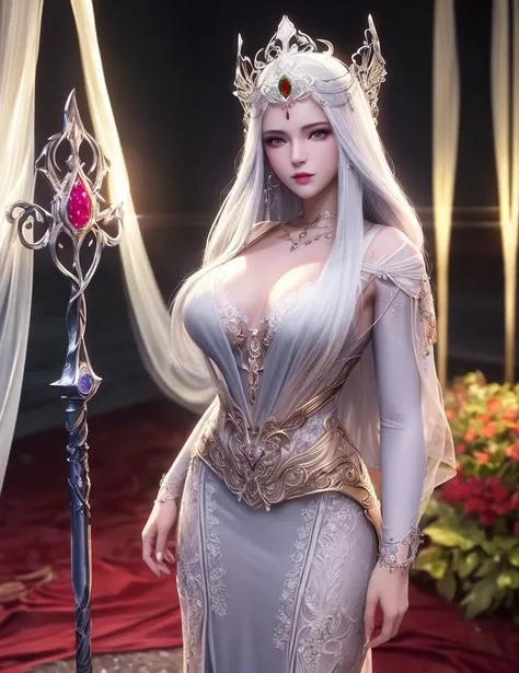 ultra realistic 8k cg, flawless, clean, masterpiece, professional artwork, famous artwork, cinematic lighting, cinematic bloom, perfect face, beautiful face, fantasy, dreamlike, unreal, science fiction, lace, lace trim, lace-trimmed legwear, luxury, jewelry, diamond, gold, pearl, gem, sapphire, ruby, emerald, intricate detail, delicate pattern, charming, alluring, seductive, erotic, enchanting, hair ornament, necklace, earrings, bracelet, armlet,halo,autumn,
((,1girl, pov,best quality, )) , ((((,1girl, solo, large breasts, looking at viewer, ))))
<lora:DA_BoSaiXiWide:0.6>