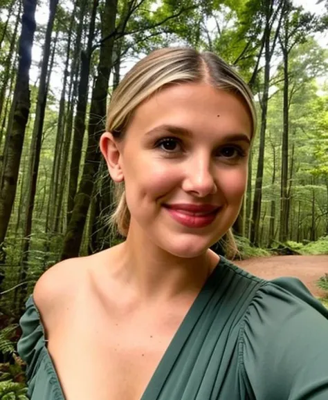 photo of ohwx women, cute face, standing, nature background,