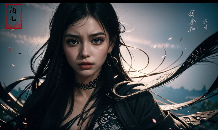 (dramatic, gritty, intense:1.4),masterpiece, best quality, 8k, insane details, intricate details, hyperdetailed, hyper quality, high detail, ultra detailed, Masterpiece,
(calligraphy:1.4)(ether colorful ink flowing:1.3),1girl,  A shot with tension
<lora:~Q?-Nflcalligraphy:0.8>