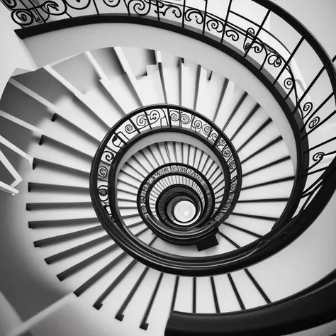 art photography of geometry, looking down at monochrome spiral staircase,
<lora:geometry_building_art_v09:0.35>,
photorealistic, masterpeice, best quality, ultra high res, hires