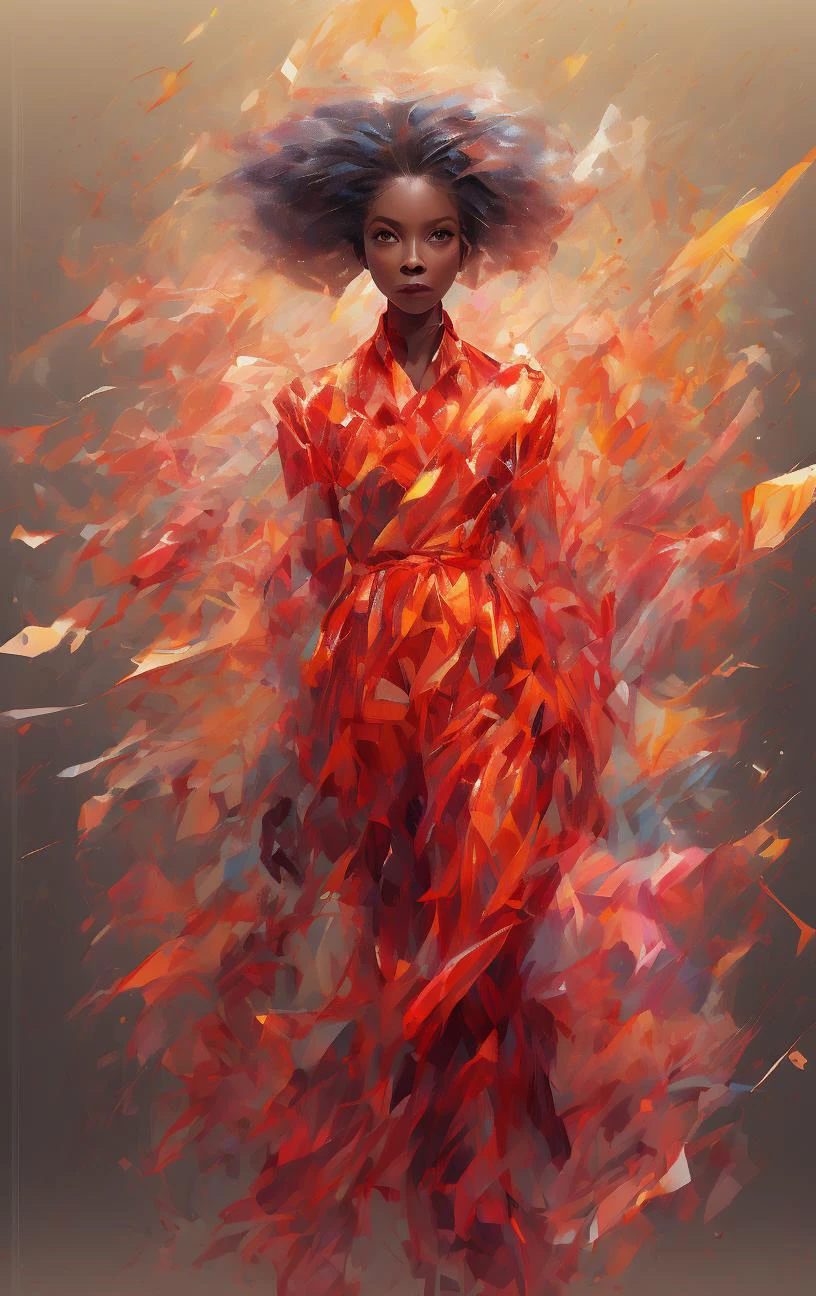 60yo woman (Marion R. Canady:1.3), brawny figure, Half-Up Half-Down hair <lora:ArtfullyHuman:1>
