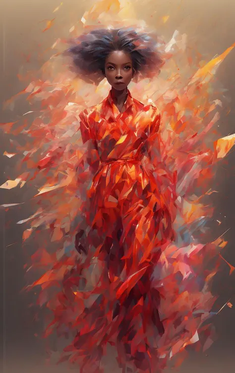 60yo woman (Marion R. Canady:1.3), brawny figure, Half-Up Half-Down hair <lora:ArtfullyHuman:1>