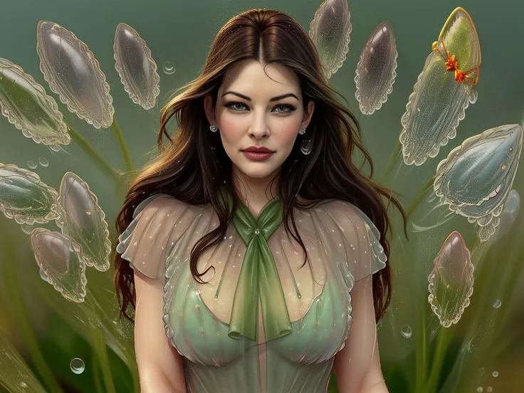 <lora:20230529133938:0.5>Liv Tyler, (dewdrops:1.5),