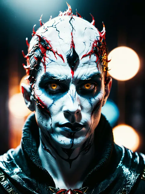 professional 3d model Pain Creator portrait,man,otherworldly,ominous,sinister,super hero themed,futuristic,stunning,intricately detailed,masterpiece,<lora:dark_fantasy_art:0.2>,<lora:xl_more_art-full_v1:0.5>,<lora:RMSDXL_Darkness_Cinema:1.5>,<lora:RMSDXL_Creative:0.2>,<lora:RMSDXL_Enhance:0.3>,<lora:f0cusXL:1>,f0cusXL style,style,bold colors,comic book style,((solid white background)), glow effects, godrays, Hand drawn, render, 8k, octane render, cinema 4d, blender, dark, atmospheric 4k ultra detailed, cinematic, Sharp focus, big depth of field, Masterpiece, colors, 3d octane render, 4k, concept art, trending on artstation, hyperrealistic, Vivid colors, extremely detailed CG unity 8k wallpaper, trending on CGSociety, Intricate, High Detail, dramatic, true to life, HDR image,High detail resolution,soft eyes,natural skin,high detailed face,high detailed cloth,film photography,vintage,cinematic lighting,realistic,sharp focus,(very detailed),((4K HQ)),depth of field,f/1.2,Leica,8K HDR,High contrast,shadows, bokeh,(detailed and realistic skin texture),(detailed clothing),(detailed background),detailed skin,(highly detailed skin),(8K HDR photo),realistic texture,realistic shadows,accurate to life,living image,lifelike . octane render, highly detailed, volumetric, dramatic lighting