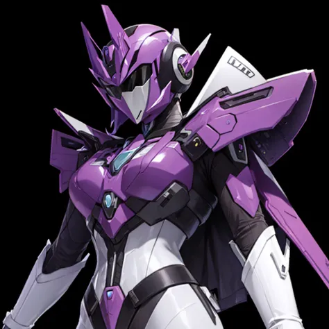 1girl,  robot, armor,  purple armor, upper body, robot joints,   <lora:MMMM_Style:0.6>, (mmmm style, solo, simple background) <lora:SentaiRanger-20:1>, sentairanger, purple bodysuit, (kamen rider style:0.4)
BREAK (sentairanger helmet:1.1)
BREAK <lora:space_knights_2:0.4>  science fiction, armor, power suit, bodysuit, cyberpunk, power armor