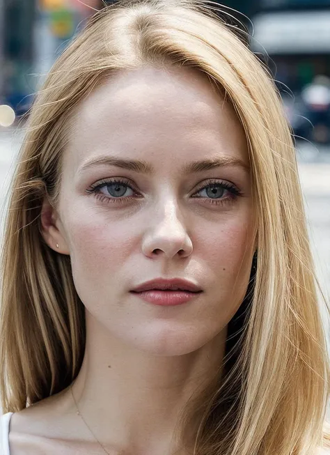photo of sks woman, pale skin, working class in new york city, upper body, detailed skin, 20 megapixel, canon eos r3, detailed, detailed face, <lora:locon_vanessaparadis_v1_from_v1_64_32:1>