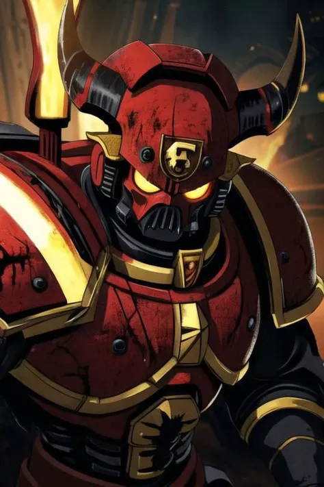 Art illustration,
space marine,
warhammer_chaos_spawn,
golden and black armor,
red eyes,
mutation,
dark fantasty,
horror,
horns,
red, black, white yellow colors,
dynamic light,
ultra detail,
extremely detailed CG,
realistic, 8k,
micro intricate,
masterpiece,
comicbookpencils,
warhammer-40k-drawing-style