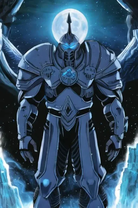 illustration,
1male,
ancient armor,
blue eye sockets,
blue armor,
runic blade,
standing and looking at viewer,
brown white colors,
emblem of half moon,
dynamic light,
ultra detail,
extremely detailed CG,
realistic, 8k,
micro intricate,
masterpiece,
comicbookpencils,
by Kentaro Miura