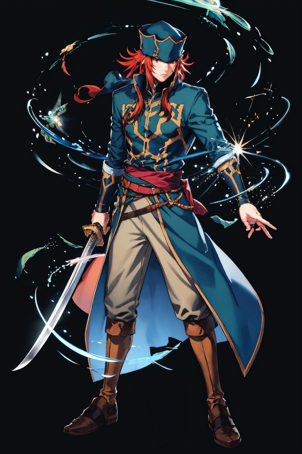 Joshua (Fire Emblem: The Sacred Stones) LoRA | 3 Outfits v1