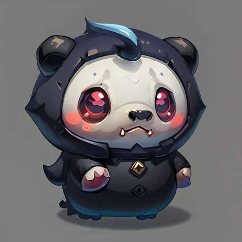 fun00d, demonic, chibi, Steller s Sea Cow, Ornate <lora:fun00d-000012:1>
