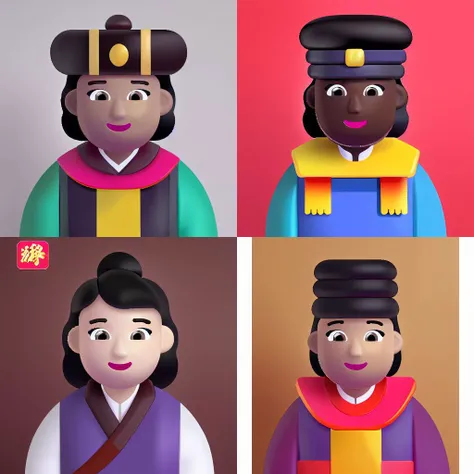 A beautiful girl color, Very detailed, clean, high quality, sharp image, Emperor Huizong of Song