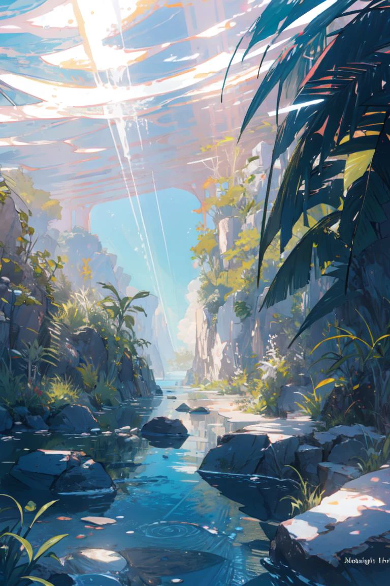 [LoRa] Glistening Light  / 流光 Concept (With multires noise version)