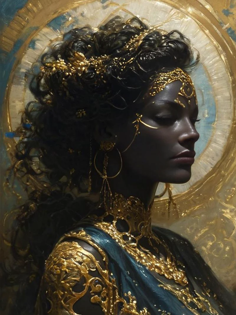 score_9,score_8_up,score_7_up,score_7,score_6_up,
<lora:(增强)Bukkake:1>,<lora:ExpressiveH:1>,<lora:Vixon's Pony Styles Detailed:0.9>,<lora:(增强)more_details 更多细节:1>,realistic,
black girl,(masterpiece, top quality, best quality, official art, beautiful and aesthetic:1.2),(1girl,upper body:1.3),extreme detailed,(abstract art:1.2),colorful,highest detailed,black and gold background,black skin,