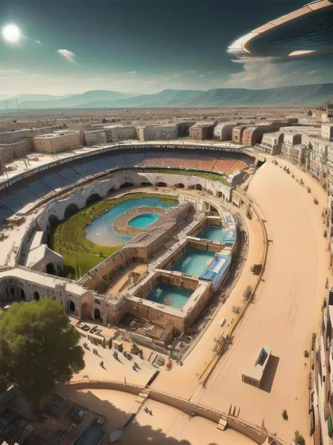 <lora:Cyber_Esoteric:1>, Desert sand (visionary wheat field|intensive poolside), menace, warcraft