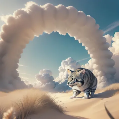 school, hedgehog, Straw, transform <lora:cloudtunnel:0.7> cloudtunnel,