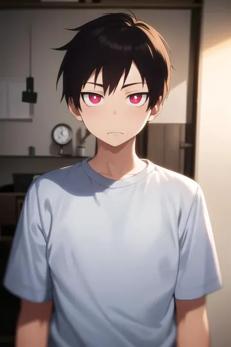 masterpiece, best quality, high quality, 1boy, solo, male focus, looking at viewer, upper body, <lora:kusakabe_shinra:0.70>, kusakabe_shinra