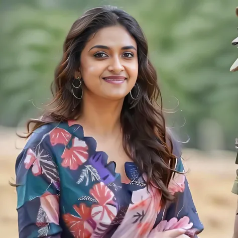 KeerthySuresh, <lora:KeerthySureshSDXL:1>