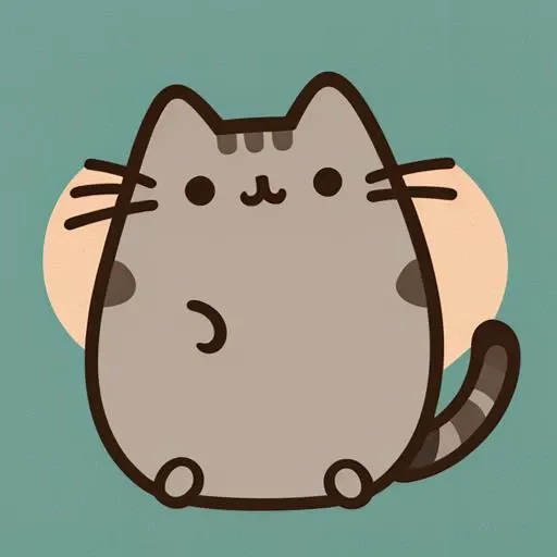 ((masterpiece,best quality)), absurdres, <lora:Pusheen:0.6>, Pusheen, animal focus, cat, flat colors,