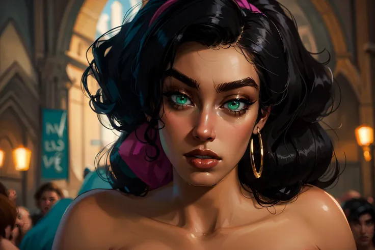 ((masterpiece, best quality)), (nsfw:1.2), looking at viewer, high angle shot,
<lora:sxz-esmeralda-v3:0.8> esmeralda, hairband, athletic, red lips , green eyes, focused face