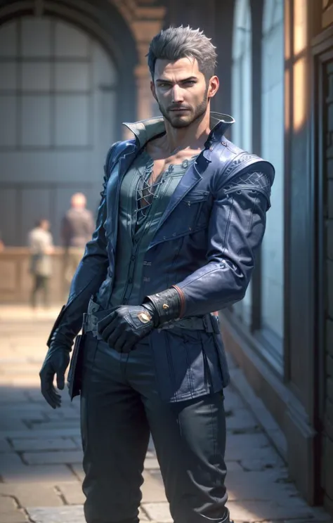 male face, male, (looking at viewer:1.0), ((masterpiece:1.4, best quality)), (full shot:2),
cid, cid_outfit, <lora:cid_V1:0.6>,
<lora:眼睛双_2:0.4>, <lora:more_details:0.4>