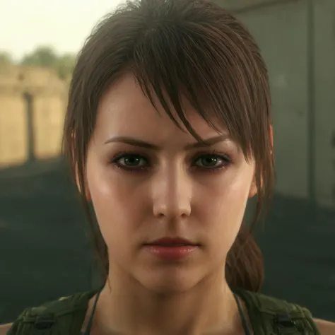stunning very close portrait shot of quiet_mgsv, cinematic lighting, bokeh, highly detailed, cinematic film still, epic, gorgeous, <lora:quiet_prodigy_sdxl_3600-000051:0.75>