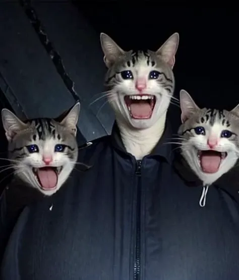 photo of (sadcatmeme:1.3) as laughing tom cruise
<lora:SadCatMeme_V10:1> <lora:Laughing Tom Cruise:0.95>