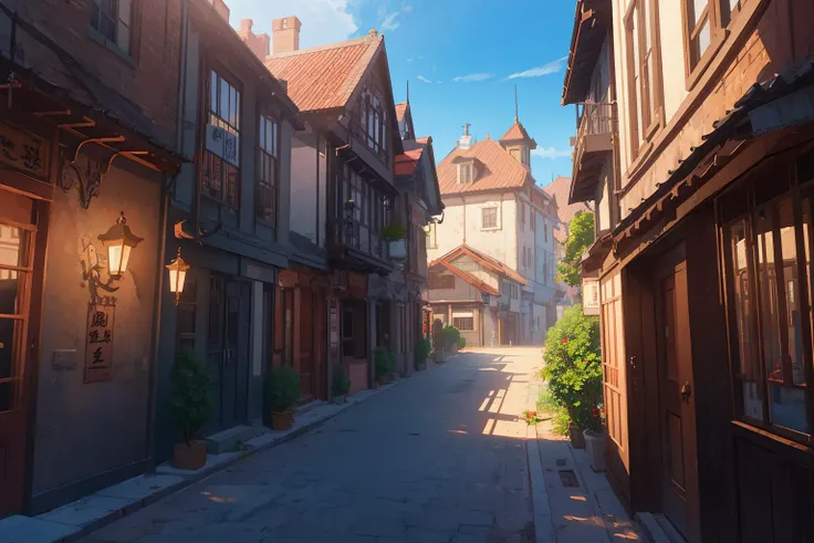 ((((ultra illustrated style:1.0)))),best quality,best animated,masterpiece,ray tracing, global illumination,Taisho's romantic,building,looking at viewer, outdoors, 
 <lora:Taisho's romantic-000006:1>