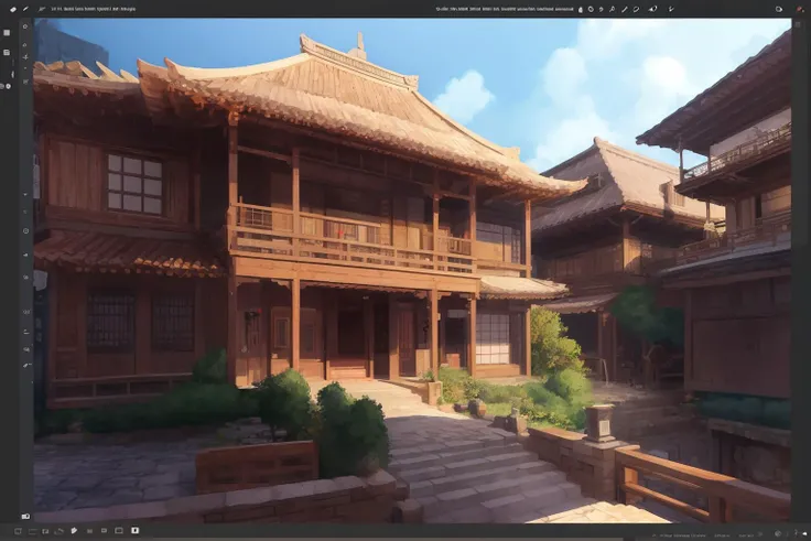 ((((ultra illustrated style:1.0)))),best quality,best animated,masterpiece,ray tracing, global illumination,Taisho's romantic,building,looking at viewer, outdoors,
<lora:Taisho's romantic-000006:0.8>