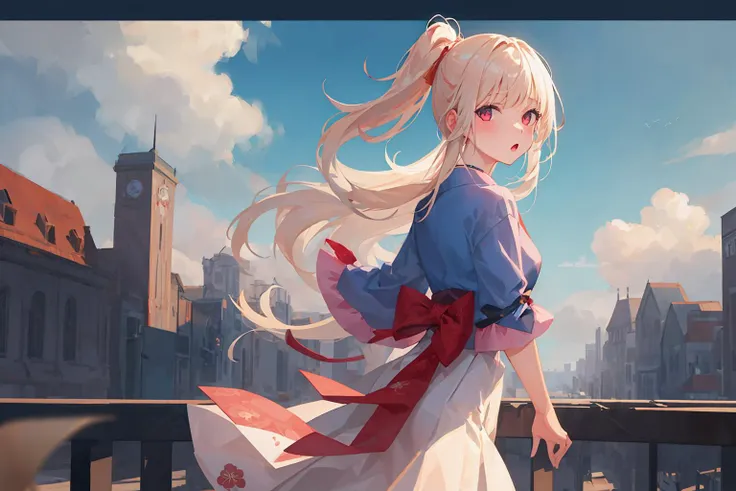 ((((ultra illustrated style:1.0)))),best quality,best animated,masterpiece,ray tracing, global illumination,Taisho's romantic,1girl, solo,cowboy shot,looking at viewer, outdoors,
<lora:Taisho's romantic-000006:1>