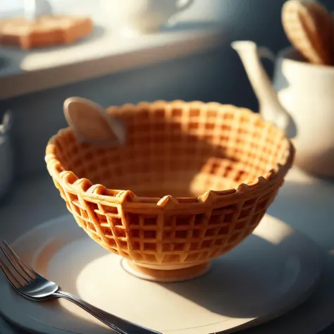 <lora:WaffleStyle:1.0> WaffleStyle decorative bowl