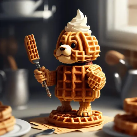 <lora:WaffleStyle:1> WaffleStyle wizard made out of waffle