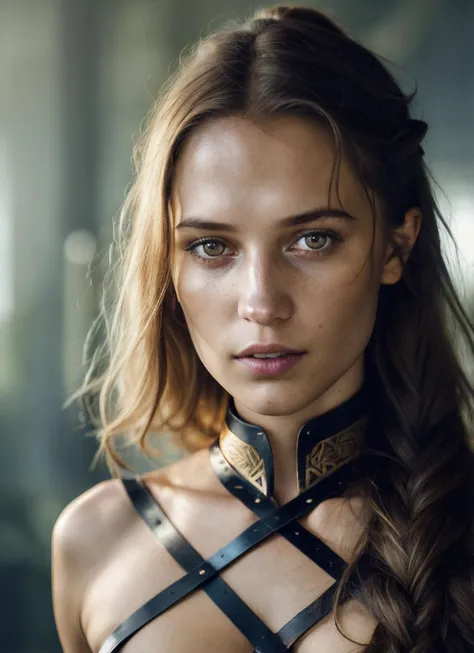 A stunning intricate full color portrait of (sks woman:1) as (viking warrior), (barbarian), epic character composition, by ilya kuvshinov, alessio albi, nina masic, sharp focus, natural lighting, subsurface scattering, f2, 35mm, film grain, <lora:locon_aliciavikander_v1_from_v1_64_32:1.25>