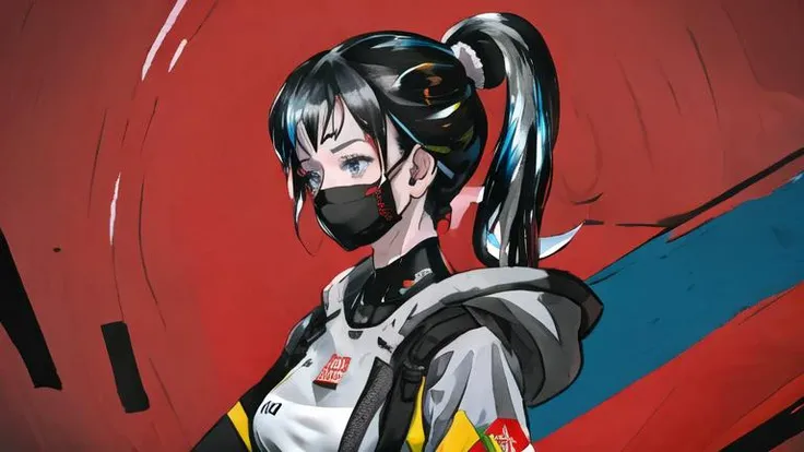 Beautiful 18 year old girl with black hair, sexy gamer, sorprendida de ver a un joven masculino por ayudar la. Ojos rojos