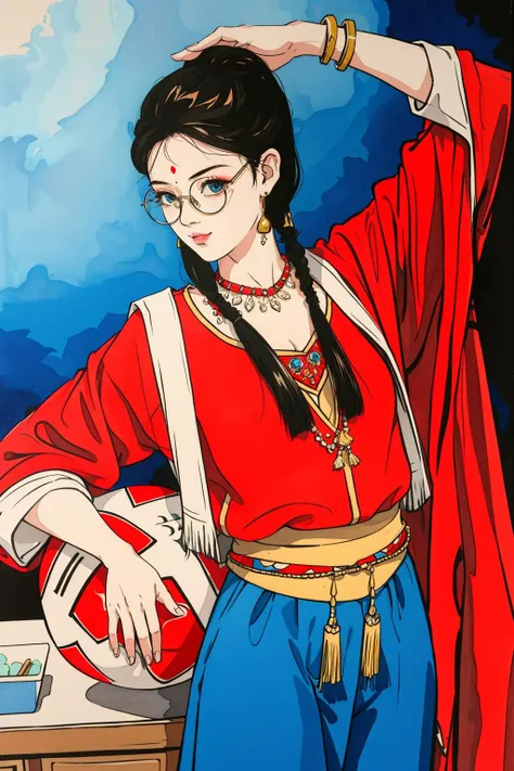 1girl, mundane Water color painting, hyper detailed, zoomed out of a Tangible Flowery 44 y.o. flyweight traditional [Artisanal|Parisien] (Grandpa:1.3) , he is surrounded by a couple of Pittoresque animals wearing Elevated Harem pants, ð¤©, he is grinning, the Grandpa is Playing Football, the Grandpa has very full mouth and Soft chin, in a very [Dynamic:Stirring:8] Krama, The Harem pants Unattractive and Evocative, his hair is traditional Swiss and styled as Spiky, he has a Business traditional [Macedonian|Emo] DayGlo Nose Ring, Stupid Round Glasses, Scaly fauna and city street, Smoky Conditions, in focus, Disgusting, Animecore, cinematic lighting, Depth of field 100mm, Albumen, full of Azure, Mandala, freckles, matte skin, High quality, RTX