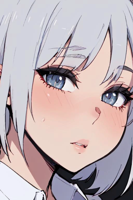 masterpiece, high quality, detailed, extremely detailed, 4K, in the middle of an empty park, girl, short hair, close up, portrait, <lora:Sueyuu_Style:1> sueyuu style, flat colors, white iris and black pupil, thick lines,