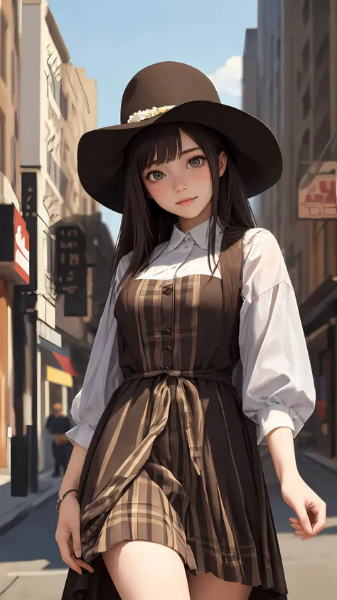 cowboy shot,
(masterpiece:1.4),
(best quality:1.4),
(looking at viewer),
(character on front:1.2),
outdoors,
depth of field,
(cinematic:0.8),
lady,
day,
{curious face|shy face|happy},
{city|town|ocean|countryside|mountain|river},
{straight hair|(natural wavy:0.8)},