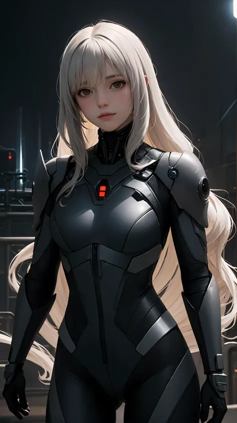 (masterpiece), (best quality), looking at viewer, character on front,
lady, light black eyes, outdoors, fringe, (natural wavy:0.9),
cinematic, (science fiction:1.2), 
{Long hair|Shaggy cut|ponytail|pixie cut|top knot|updo|Undercut}, cowboy shot, (black theme),