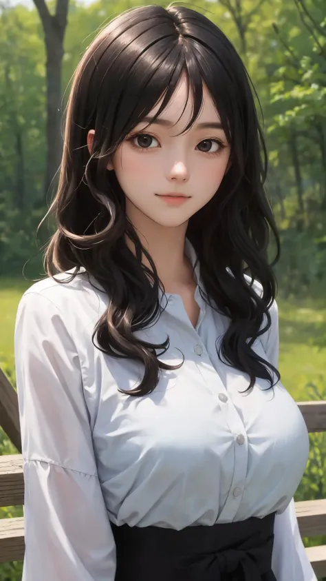(masterpiece),
(best quality),
looking at viewer,
(wavy hair:0.9),
1girl,
{day|night|dwan},
{black eyes|dark brown eyes},
{black hair|dark brown hair|dark hair},
{long hair|medium hair|short hair},
{indoors|outdoors|nature},
{upper body|cowboy shot},
{medium brest|large breasts|small breasts},
