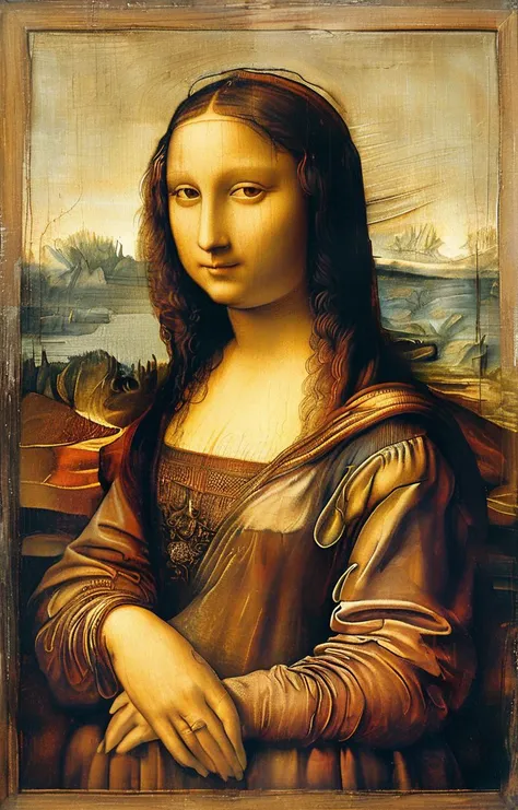 masterpiece,best quality,<lora:tbh191-sdxl:0.9>,illustration,style of Leonardo da Vinci,Mona Lisa,