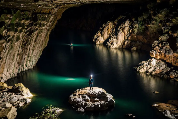 <lora:sondoong-000010:0.7>, cave, sondoong, forest, plant, ((from above)),
1girl, a stunning photo with beautiful saturation, ultra high res,(realistic:1.4)),deep shadow,(best quality, masterpiece), pale skin, dimly lit, shade, flustered, blush, highly detailed, ((full body:1.1)), skinny, BREAK depth of field, film grain, wrinkled skin, looking at viewer, knee, warm smile, ((cave adventure costume)),, (masterpiece,best quality:1.5)