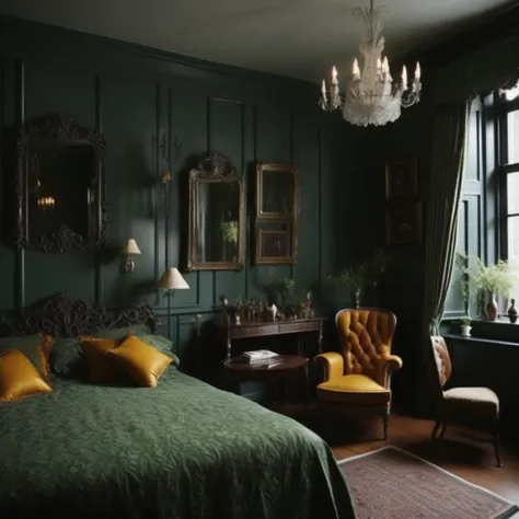 <lyco:Irish_style_interior_design_Sa_May:1.0> Irish style interior design of badroom