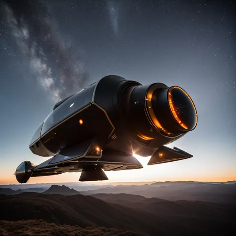 futuristic spacecraft, 8k, futuristic, depth of field, photographic, backlighting, technology, beautiful, dramatic lighting, realistic, wide from below,