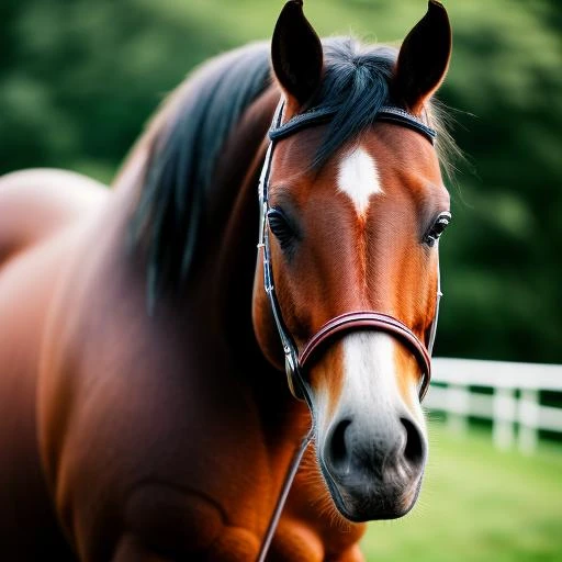 horse, photo, high quality, bokeh