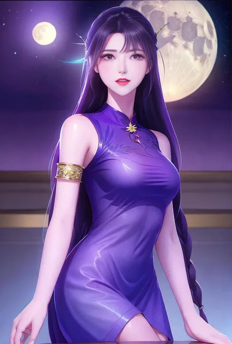 1girl dancing, official art, a character portrait, neck jewelly, contrast, no collar, hair covering face, very long hair, pibo,yan ruyu, solo, braid hair, head_fins, (purple clothes:1.4)
jewelly, , manhua style. cloud, moon, night, Yan_Ruyu
<lora:Yan_Ruyu:0.6>