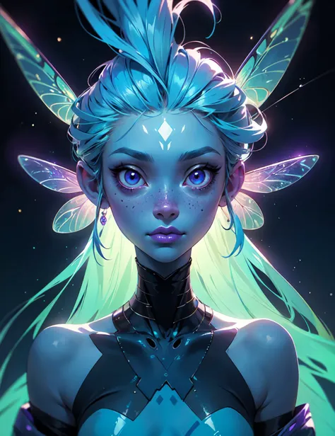 Ridiculous , high resolution, Super detailed, (1 girl:1.3), rest, fantasy dress, headgear, rest, light role, Dark persona, mind control, Fractal, whole body, Ceiling board, artistic background, blue bioluminescence, Geometric, organic, bless, favor, sublime, sublimation, noble, Expand, untie, anti-gravity, antimatter, guardian angel, holy, sacred, lolita, dignified, red bioluminescence, flower, Holographic wings, on the magic circle, Photon, Butterfly, scales, galaxy, Piccolo,